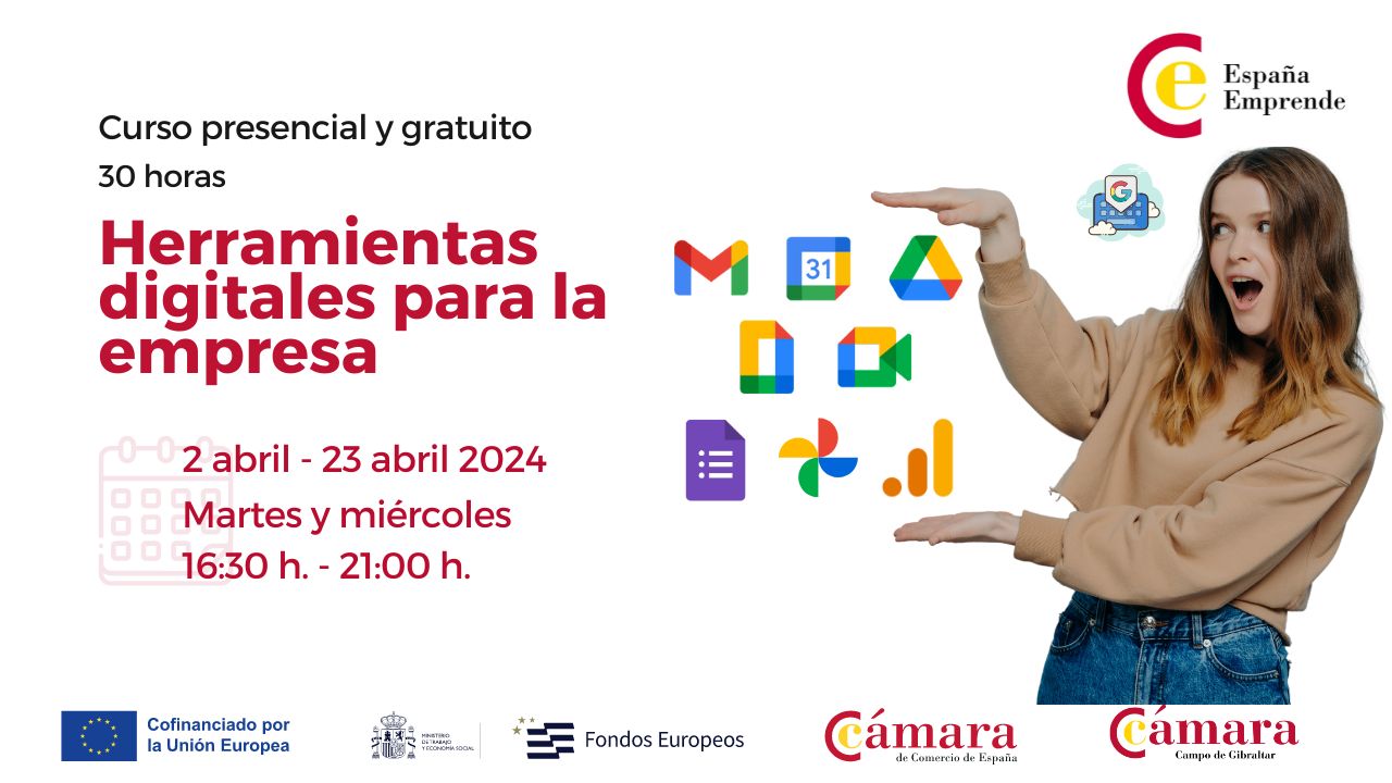 Herramientas digitales para la empresa 2 abril 24 España Emprende