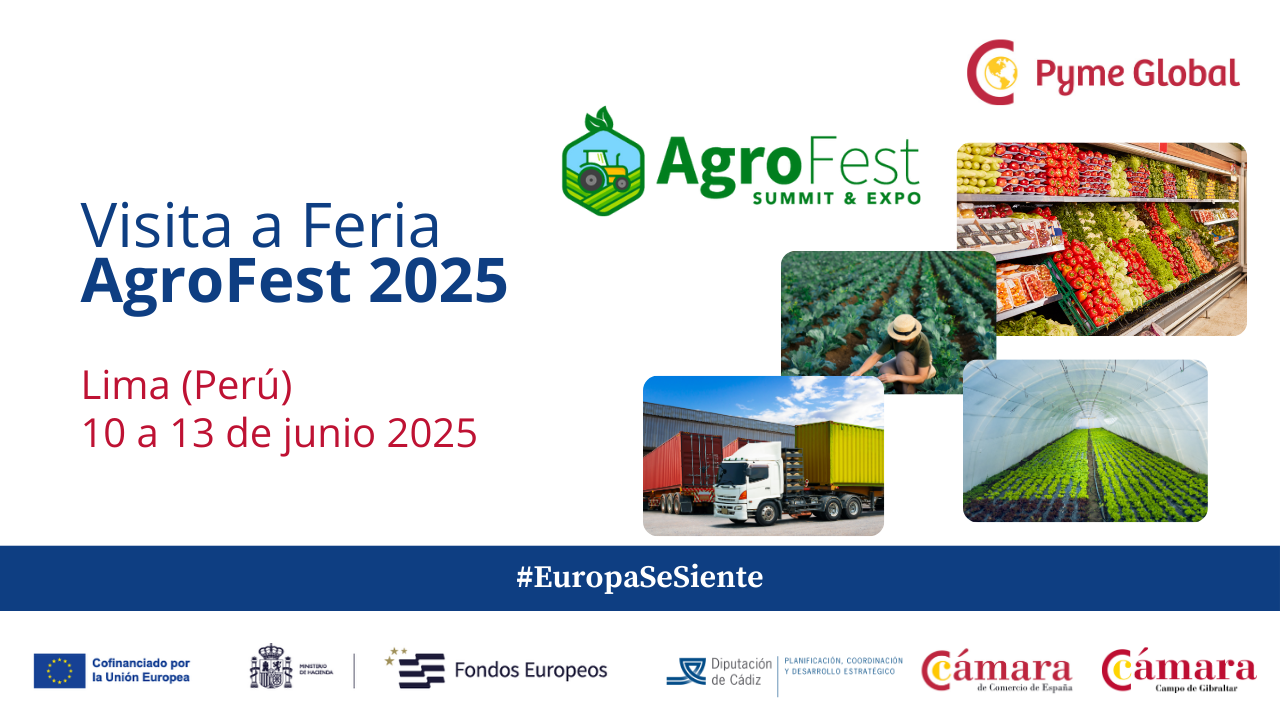 Feria Agrofest 2025 - ayudas pyme global cámara comercio