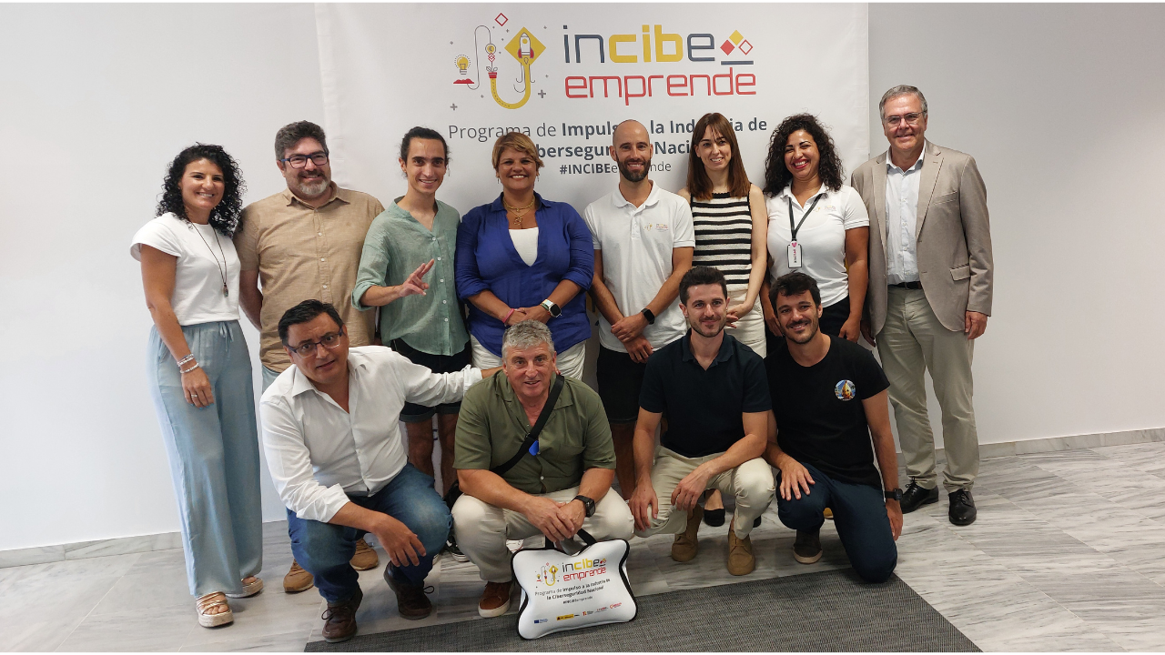 emprendedores con proyectos de ciberseguridad en el programa de Incubación de Incibe Emprende